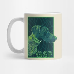 The Green Pup - German Shorthaired Pointer Mug